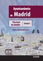Tecnicos De Gestion Ayuntamiento De Madrid: Temario 3 PDF