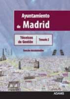 Tecnicos De Gestion Del Ayuntamiento De Madrid: Temario 2 PDF