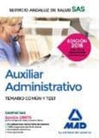 Temario Comun Y Test Auxiliar Administrativo Sas