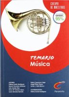 Temario De Educacion Musical Para Opositores Al Cuerpo De Maestro S