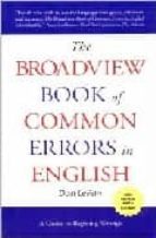 The Broadview Book Of Common Errors In English
