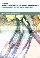 Uf0895 Mantenimiento De Redes Electricas Subterraneas De Baja Tension PDF