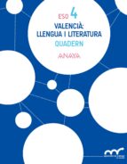 Valencià: Llengua I Literatura 4º Eso Aprendre És Créixer En Connexió Quadern. Valenciano