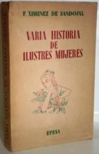 Varia Historia De Ilustres Mujeres