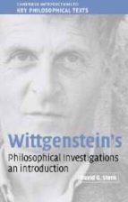 Wittgenstein S: Philosophical Investigations An Introduction