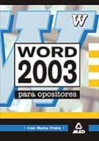 Word 2003 Para Oposiciones